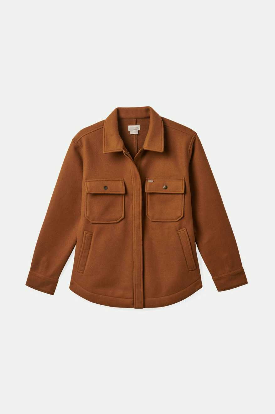 Women's Durham Shirt Jacket in Washed Copper