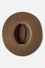 Women's Lyons Knit Packable Hat in Dark Tan/Black