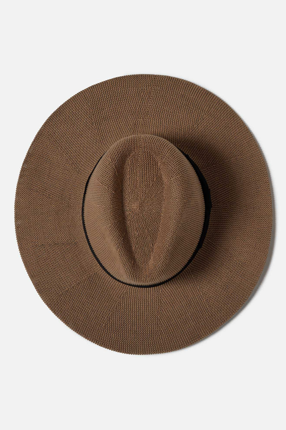 Women's Lyons Knit Packable Hat in Dark Tan/Black