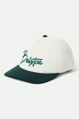 Women's Brixton Corduroy Snapback in Night Sage/Whitecap