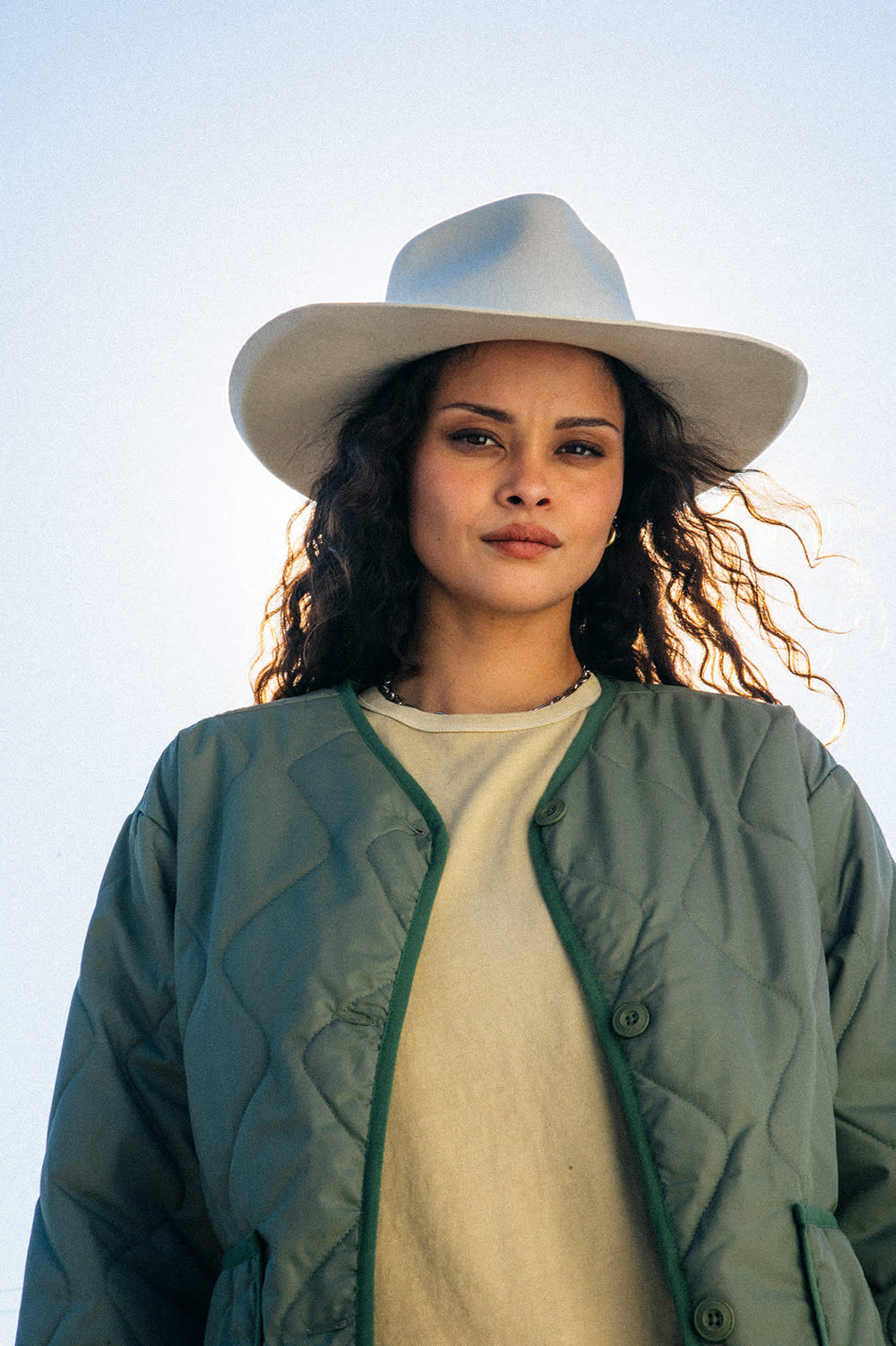Women's Marlow Rancher Hat in Off White
