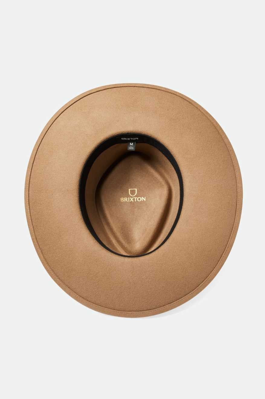 Women's Brenton Convertabrim Fedora in Tobacco Brown