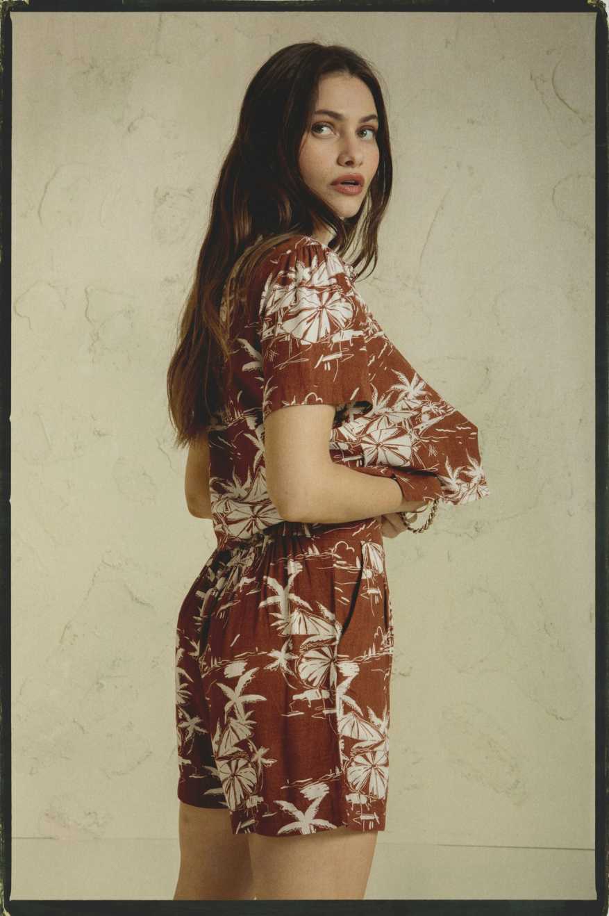 Riviera Short in Sepia