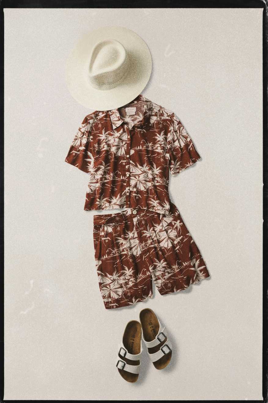 Riviera Short in Sepia