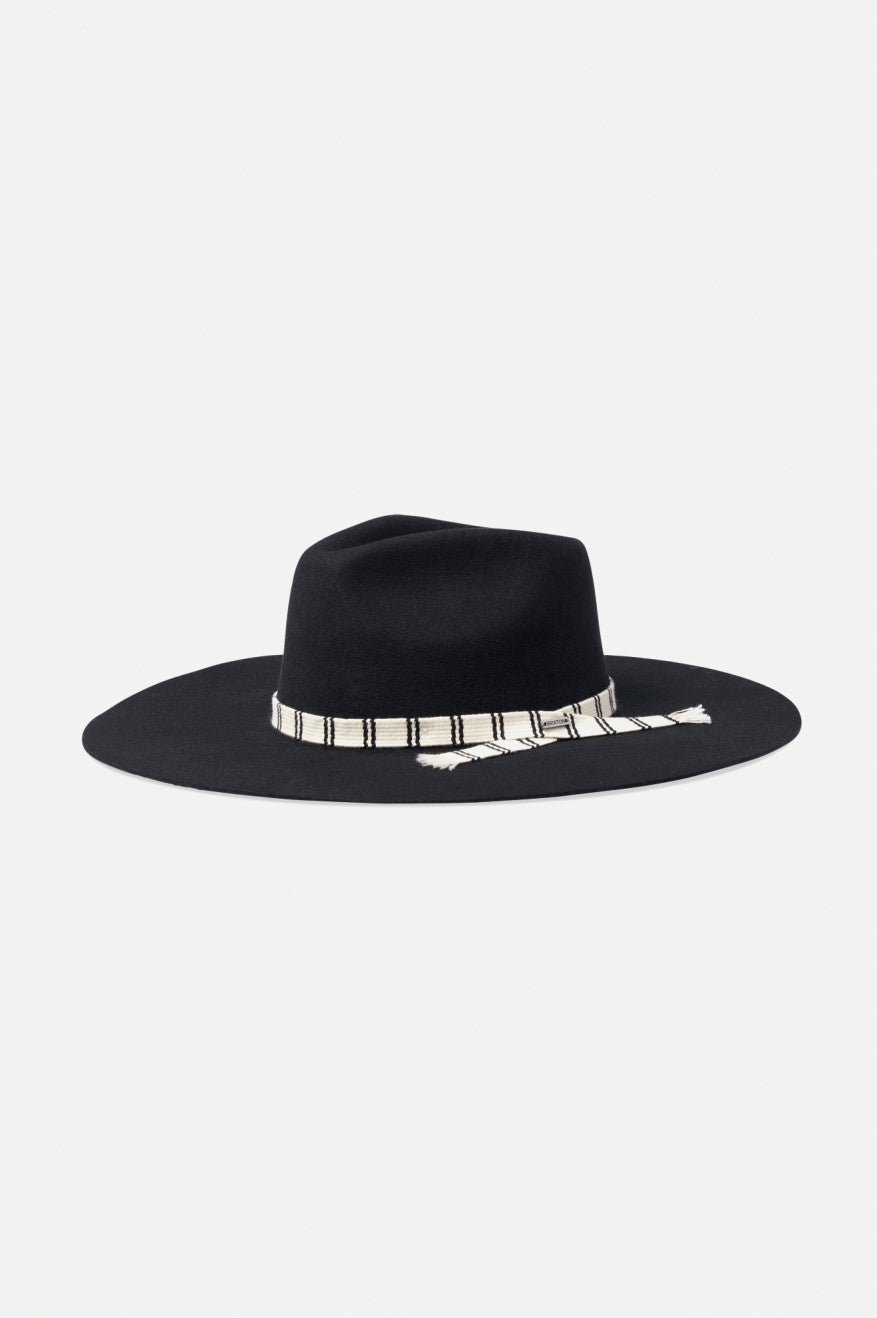 Women's Leigh Felt Fedora - Black