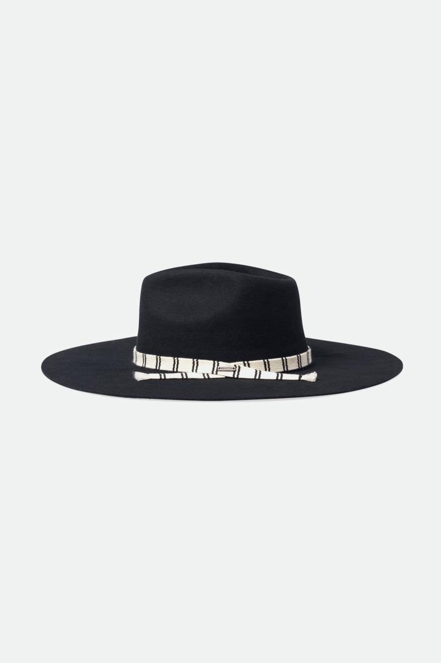 Women's Leigh Felt Fedora - Black