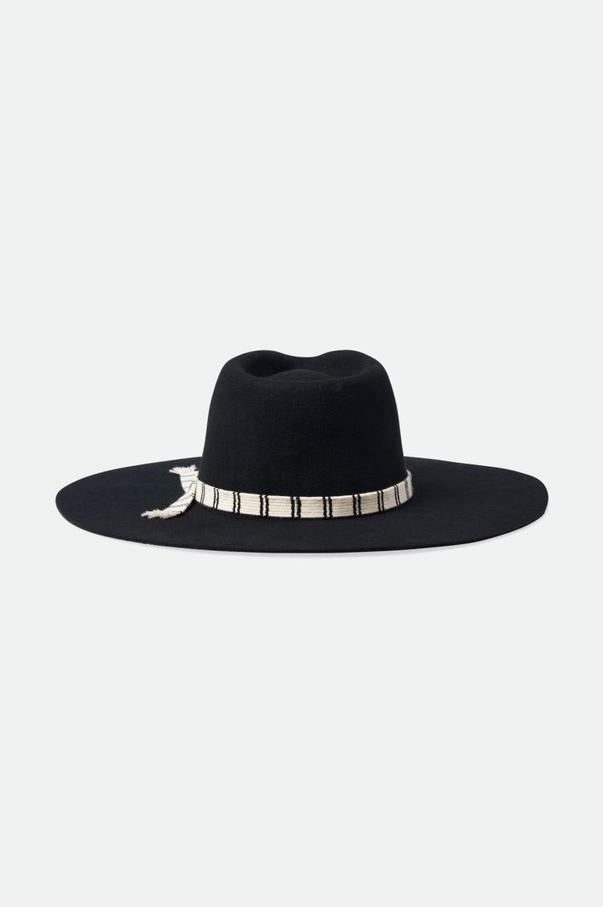 Women's Leigh Felt Fedora - Black