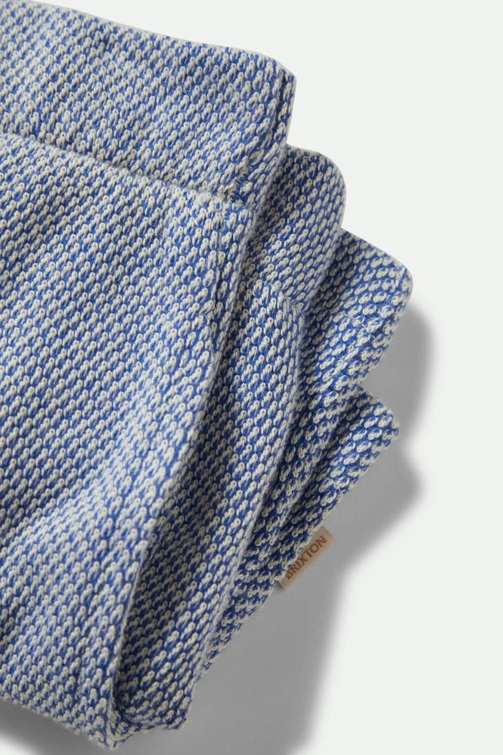 Women's The Weekend Cross Loop French Terry Lounge Short in Off White/Electric Indigo