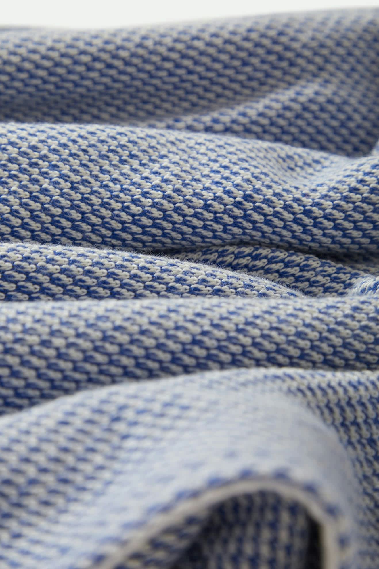 Women's The Weekend Cross Loop French Terry Lounge Short in Off White/Electric Indigo