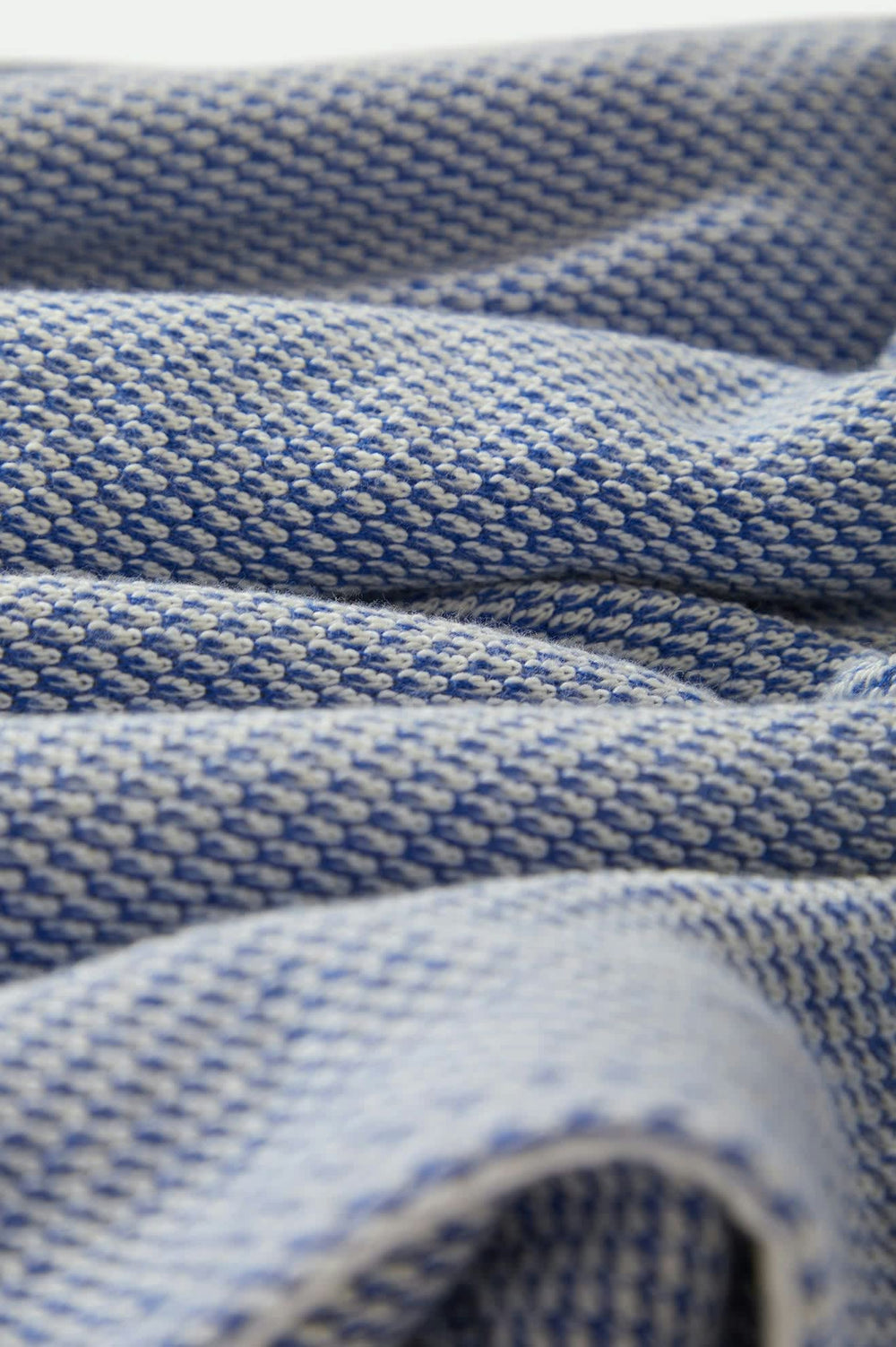 Women's The Weekend Cross Loop French Terry Lounge Short in Off White/Electric Indigo