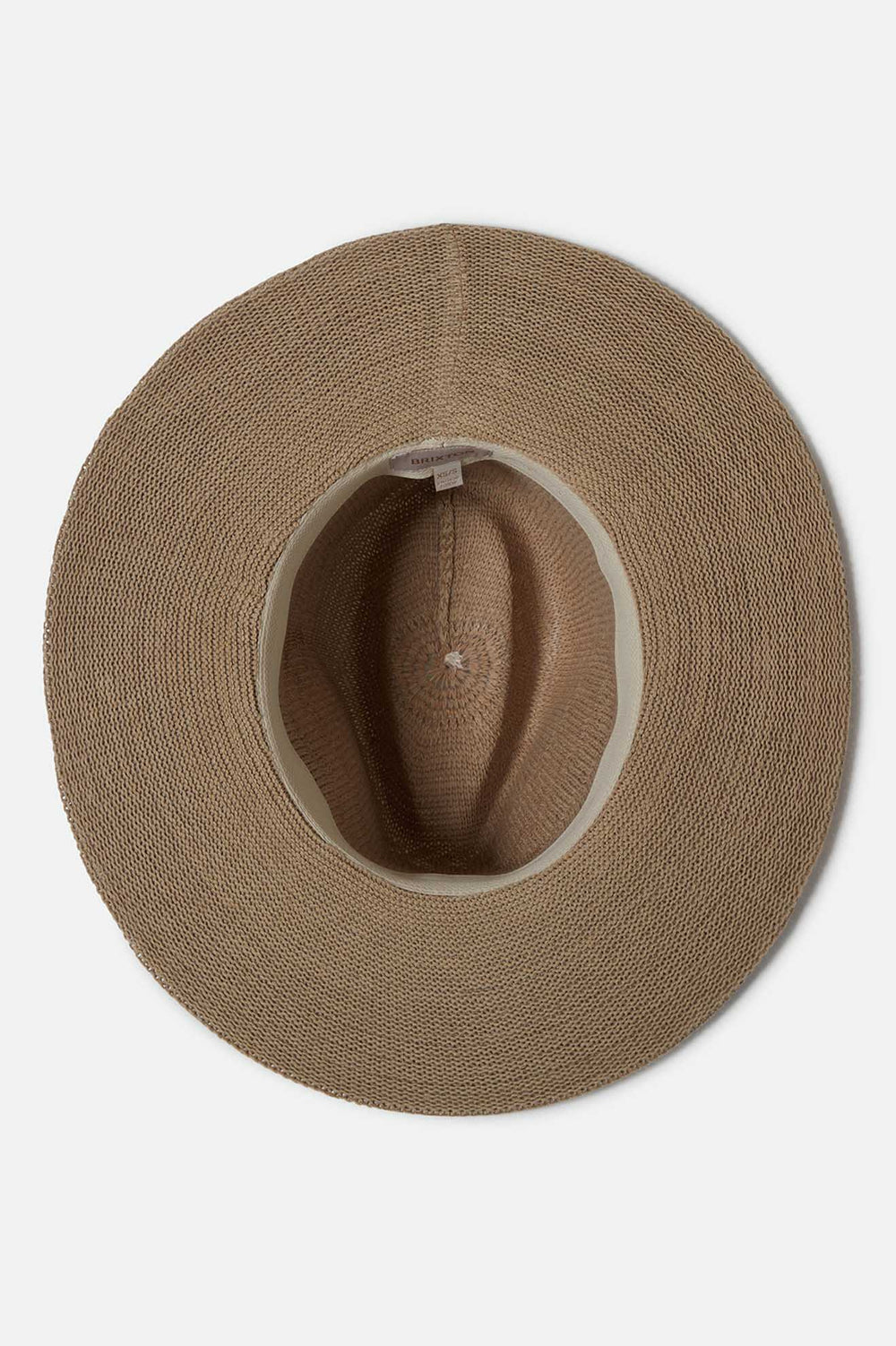 Women's Lyons Knit Pattern Packable Hat in Light Tan/Light Tan