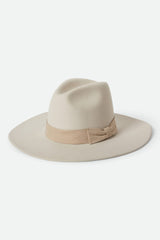 Unisex Layton Comfort Fedora in Dove/Sand