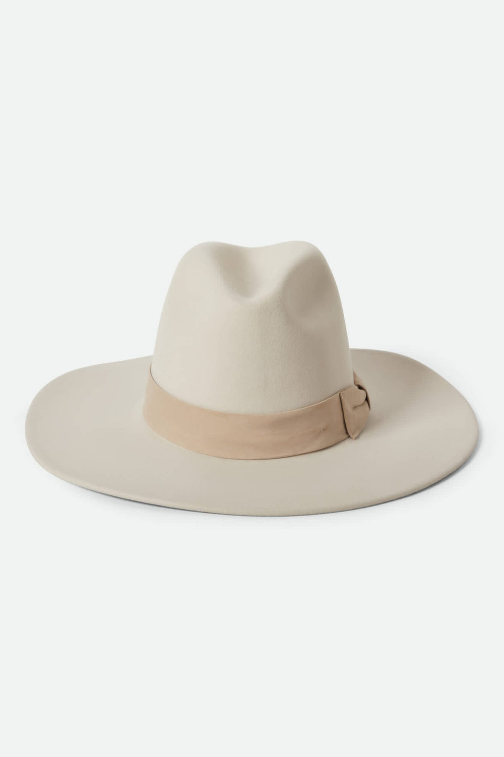 Unisex Layton Comfort Fedora in Dove/Sand