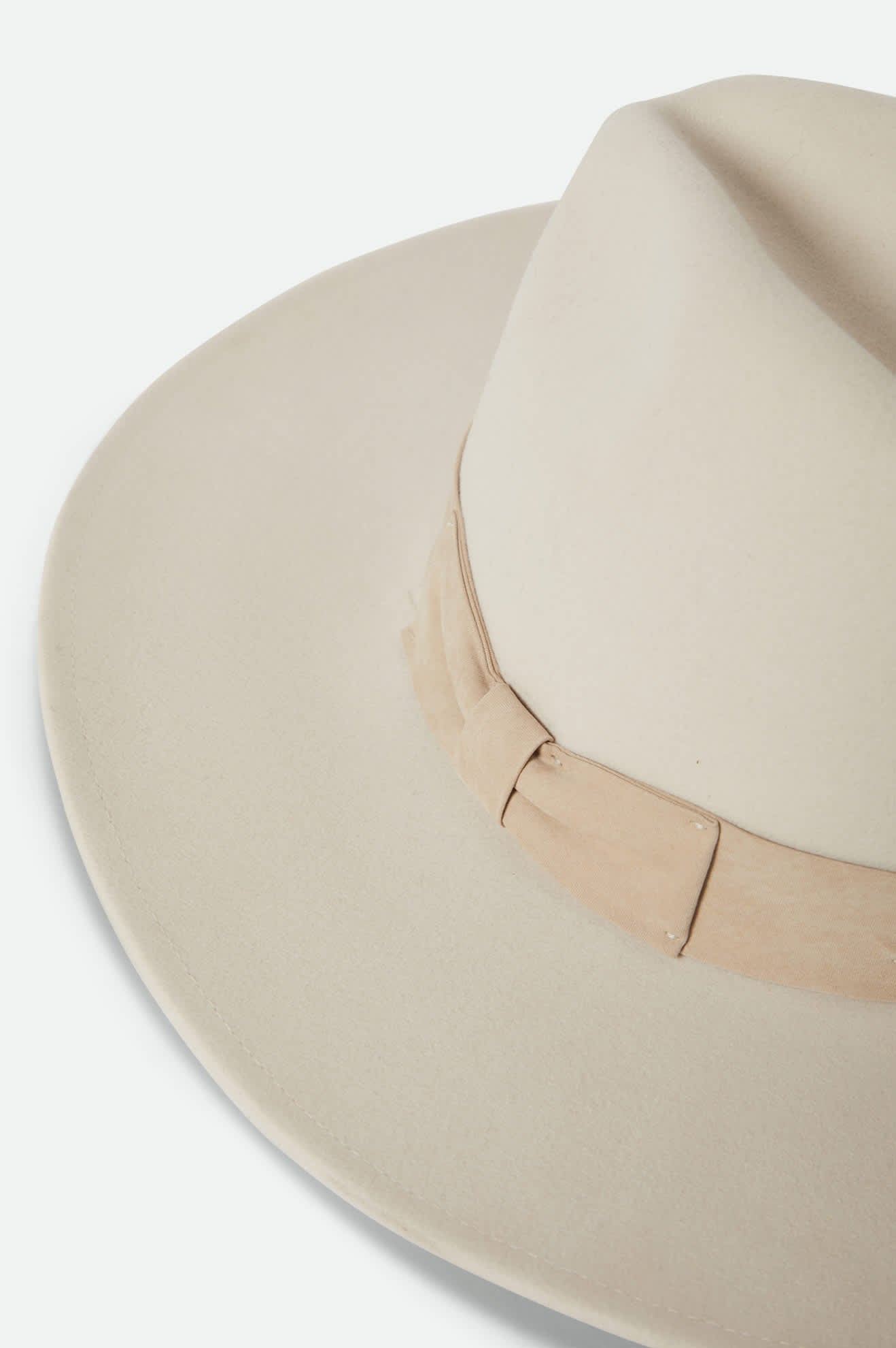 Unisex Layton Comfort Fedora in Dove/Sand